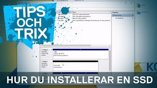 HowTo  Installera SSD  Hårddisk i din dator [upl. by Ynelram134]