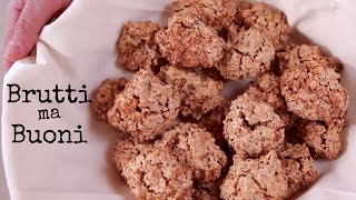 BRUTTI MA BUONI Ricetta Facile  Flourless Nut Cookies Easy Recipe [upl. by Ainalem441]