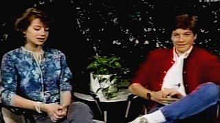 Jason and Justine Bateman Interview from 1985 [upl. by Weathers]