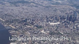 Landing in Philadelphia PHL  June 2018 [upl. by Hoxie]