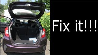 Back Rear DoorTrunk on Honda Fit Won’t Open [upl. by Mariande]