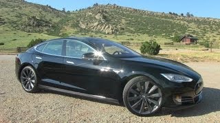 2013 Tesla Model S P85 Quick Take 060 MPH Review [upl. by Ahsikram411]