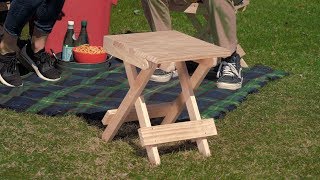 How to Build a Folding Stool  Saturday Morning Workshop [upl. by Aliled]