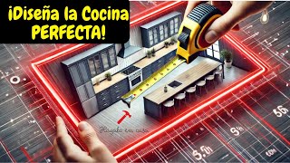 📐 Cómo Diseñar una Cocina Perfecta con las Medidas Correctas [upl. by Joanie89]