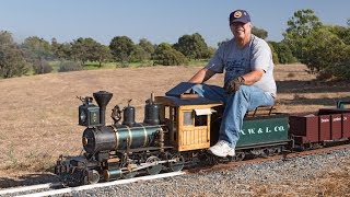 Firing up the Allen Models Fitchburg Northern Live Steam Locomotive [upl. by Spence]