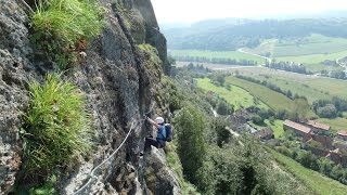 Klettersteig Ausgerutscht und ins Seil gefallen [upl. by Kara]