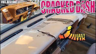 Complete Cracked Dash Repair Super Easy DIY [upl. by Ingra]