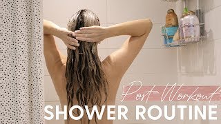 SHOWER ROUTINE Post Workout  Night Time Routine [upl. by Berna]