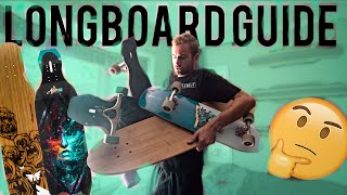 LONGBOARD GUIDE  Which Longboard Should You Buy [upl. by Atinod192]