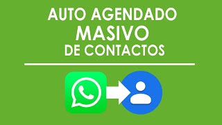 AUTO AGENDADO MASIVO para WhatsApp [upl. by Lipfert]