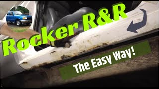 Rusty Rocker Panel Removal amp Replacement the Easy Way [upl. by Levon]