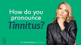 How do you pronounce tinnitus [upl. by Akinar]