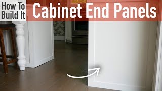 DIY Kitchen Cabinet End Panels [upl. by Enavi]