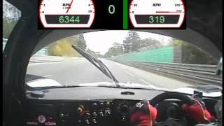 mercedes benz c11 lemans 2012 310kph qualifying blowout [upl. by Yssirhc]