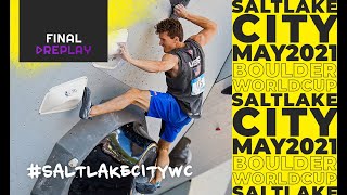 IFSC World Cup Salt Lake City 2021  Boulder finals [upl. by Veljkov]