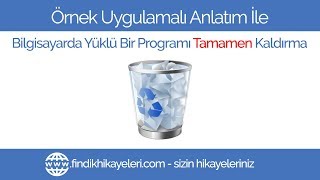 Program Kaldırma ve Bilgisayardan Tamamen Silme Windows 710 [upl. by Brunn]