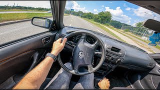 2001 Toyota Corolla  96 HP  POV Test Drive [upl. by Morice]