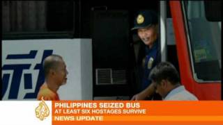 Hostages killed in Manila bus standoff [upl. by Lucille]