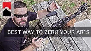 The Best Way to Zero Your AR15 [upl. by Derfiniw944]