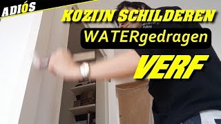 KOZIJN SCHILDEREN  Welke WATERGEDRAGEN VERF en KWAST  De 4080 Regel [upl. by Derfiniw]