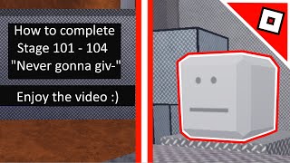 How to complete Stage 101 to 104 in Roblox Untitled Door Game 2 [upl. by Atsahs]