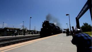 Santa Fe 484 Steam Locomotive 3751 High Speed Pass in 1080p [upl. by Hubey226]