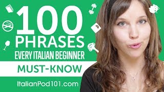 100 Phrases Every Italian Beginner MustKnow [upl. by Belier]