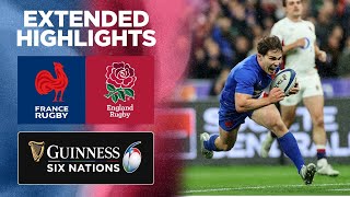 France v England  Extended Highlights  2022 Guinness Six Nations [upl. by Nniuq]