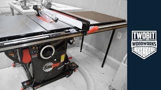 SawStop Professional Cabinet Saw Assembly  Woodworking How To [upl. by Aralk]