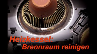 Heizkessel Brennraum selbst reinigen [upl. by Lhadnek]