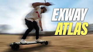 Exway Atlas 4WD Electric Skateboard  My Experience [upl. by Amekahs]