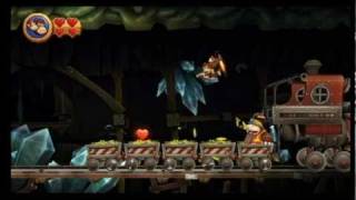 Donkey Kong Country Returns  4B The Mole Train [upl. by Lennod]