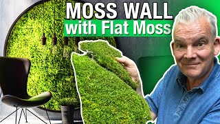 How to Build a Moss Wall  Using Flat Moss [upl. by Agiaf]