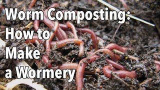 Worm Composting How to Make a Wormery [upl. by Anirroc645]