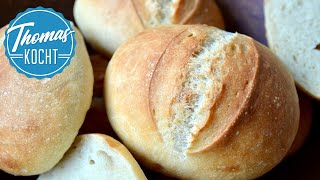 Perfekte Brötchen backen  wie vom Bäcker  Thomas kocht [upl. by Ennaer582]