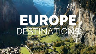 25 Most Beautiful Destinations in Europe  Travel Video [upl. by Aihsrop]