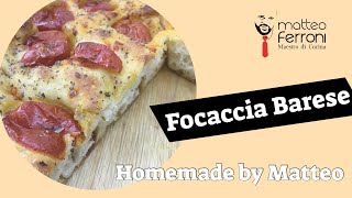 How to make homemade Focaccia Barese My recipe [upl. by Kwapong593]