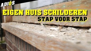 EIGEN HUIS SCHILDEREN stap voor stap [upl. by Ainimre282]