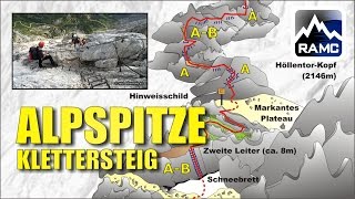 AlpspitzFerrata  Deutschlands beliebtester AnfängerKlettersteig K2B [upl. by Louanne]