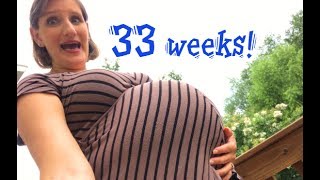 Pushing 40 amp Pregnant  33 week Update [upl. by Fanchan]