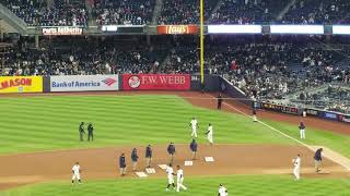 YMCA performed by New York Yankees Ground Crew Yankee Stadium Bronx NY [upl. by Mathe888]