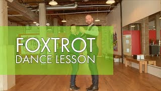 Beginner Ballroom Lesson Foxtrot [upl. by Ellehsal]