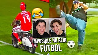 TOP 100 MOMENTOS de FÚTBOL GRACIOSOS ¡INTENTA NO REÍR CON ESTE VÍDEO [upl. by Annasus]