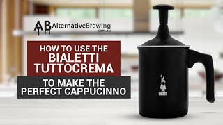 How to Use the Bialetti Tuttocrema Milk Frother [upl. by Rimola362]