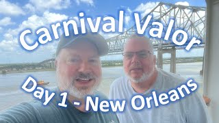 CARNIVAL VALOR Cruise  Day 1  New Orleans [upl. by Toulon603]