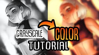 How to Use GRADIENT MAPS and LAYER MASKS to color [upl. by Takeshi]