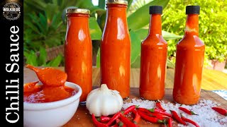 How to make a HOT Chilli sauce  Hot sauce recipe  Buffalo sauce recipe  PeriPeri recipe [upl. by Carissa]