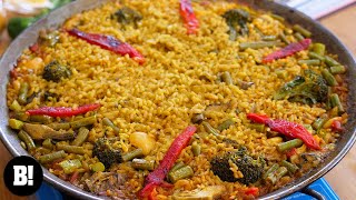 Easy amp Authentic Vegetable Paella [upl. by Uy45]