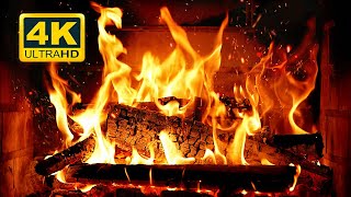 🔥 Cozy Fireplace 4K 12 HOURS Fireplace with Crackling Fire Sounds Crackling Fireplace 4K [upl. by Nemaj709]