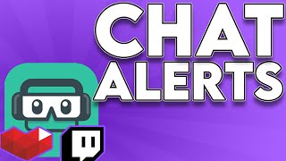 Set Up Chat Alerts 💬  StreamLabs Cloudbot For Streaming [upl. by Romano]